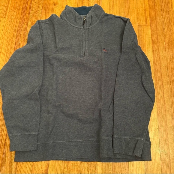 Brooks Brothers Cotton Half-Zip Sweater Size M (C)3 - Picture 1 of 12